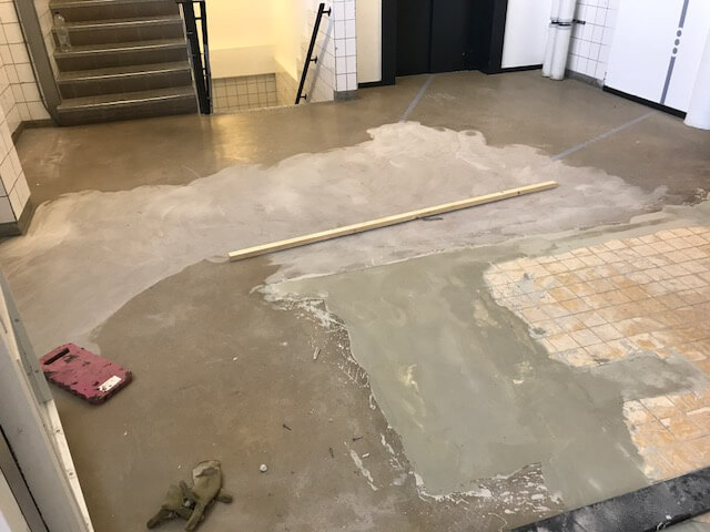 Vloer afwerken