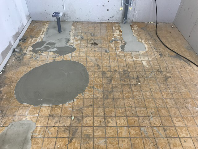 Vloer vloeistof dicht maken