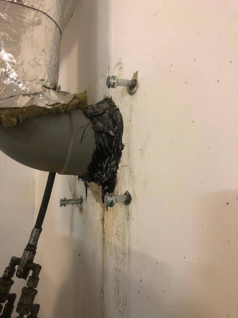 Doorvoer waterdicht injecteren