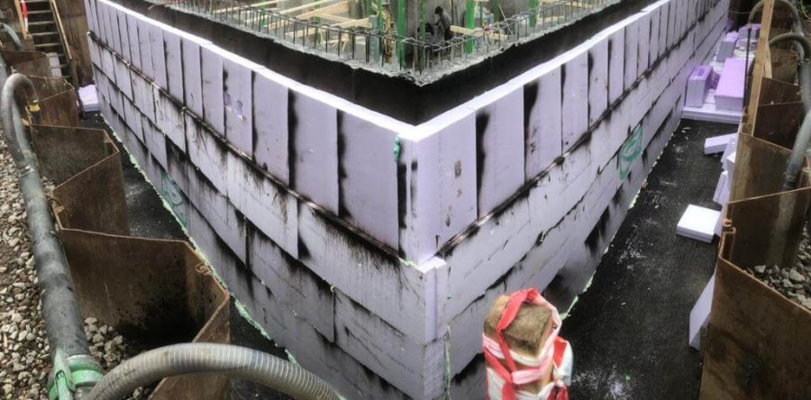liquid rubber kelder afdichting + isoleren met vloeibaar rubber