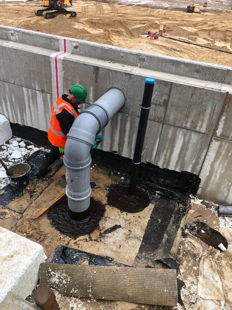 Industriële doorvoer afdichten Liquidrubber